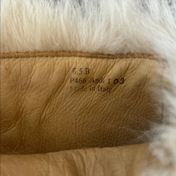 Vintage Coach Andi Knee High Rust Suede Fur Trimmed Boots in Women’s Size 6.5